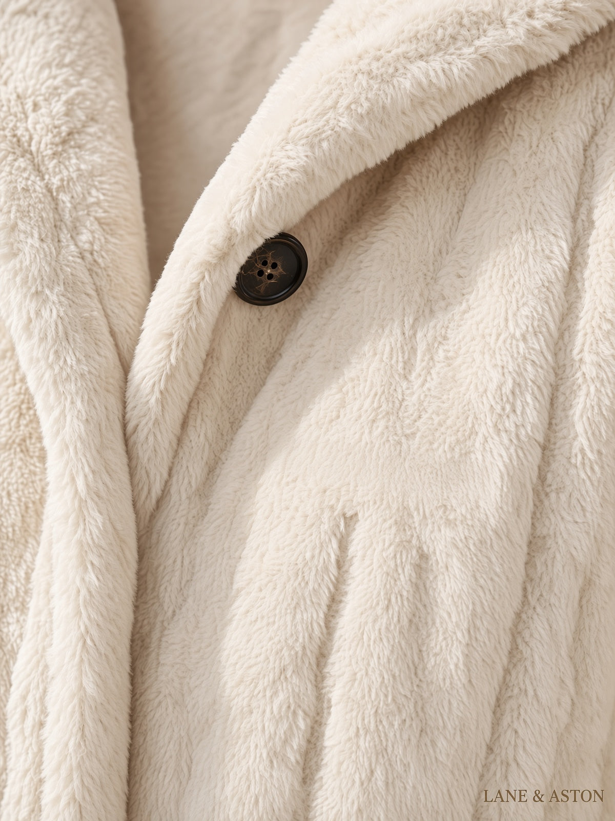 The Céleste Teddy Coat by Lane & Aston, alternate view