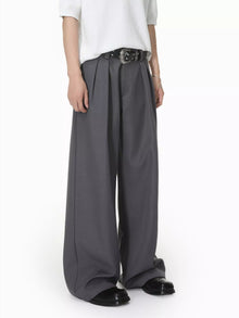 The Mercer Pleated Trouser by Lane & Aston, view 11