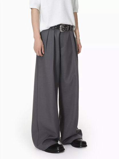 The Mercer Pleated Trouser by Lane & Aston, view 11