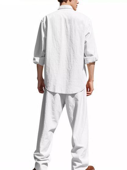 The Mercer Two-Piece Set by Lane & Aston, top detail