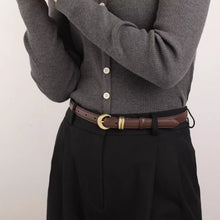 The Alden Buckle Belt by Lane & Aston, front view