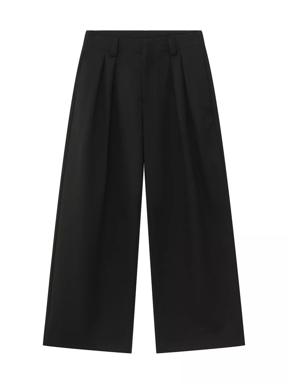The Mercer Pleated Trouser by Lane & Aston, close-up