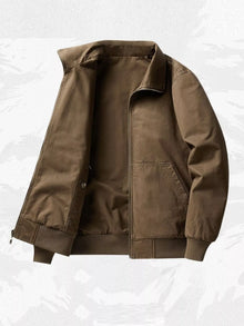 The Sloane Zip Jacket by Lane & Aston, side view