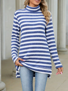 The Elodie Ribbed Turtleneck by Lane & Aston, view 10