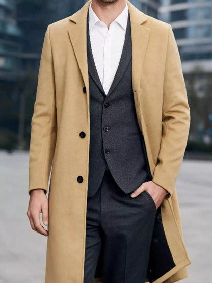 The Sterling Overcoat by Lane & Aston, back view
