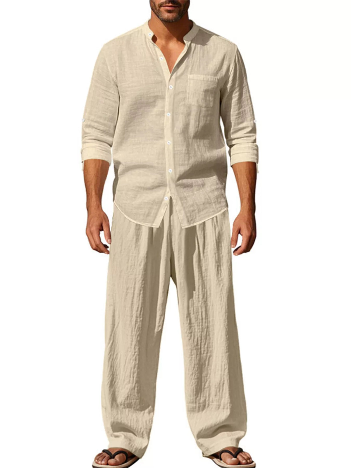 The Mercer Two-Piece Set by Lane & Aston, trouser detail