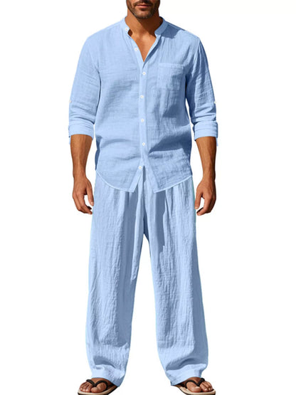 The Mercer Two-Piece Set by Lane & Aston, styling view