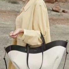 The Bianca Two-Tone Handbag by Lane & Aston, detail view
