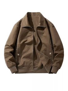 The Sloane Zip Jacket by Lane & Aston, front view