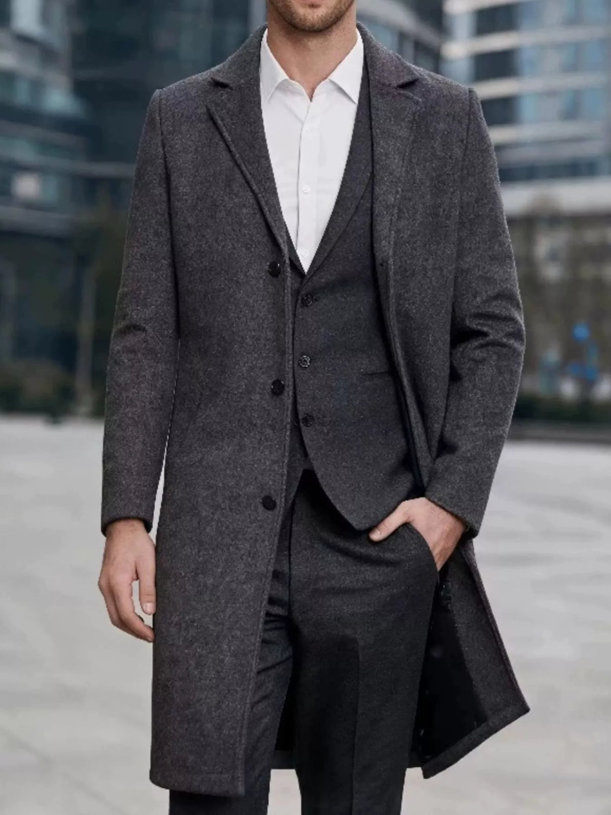 The Sterling Overcoat by Lane & Aston, alternate color