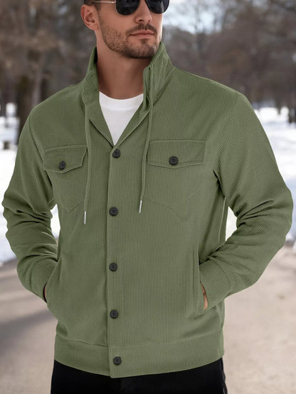 The Rowan Corduroy Jacket by Lane & Aston, front view