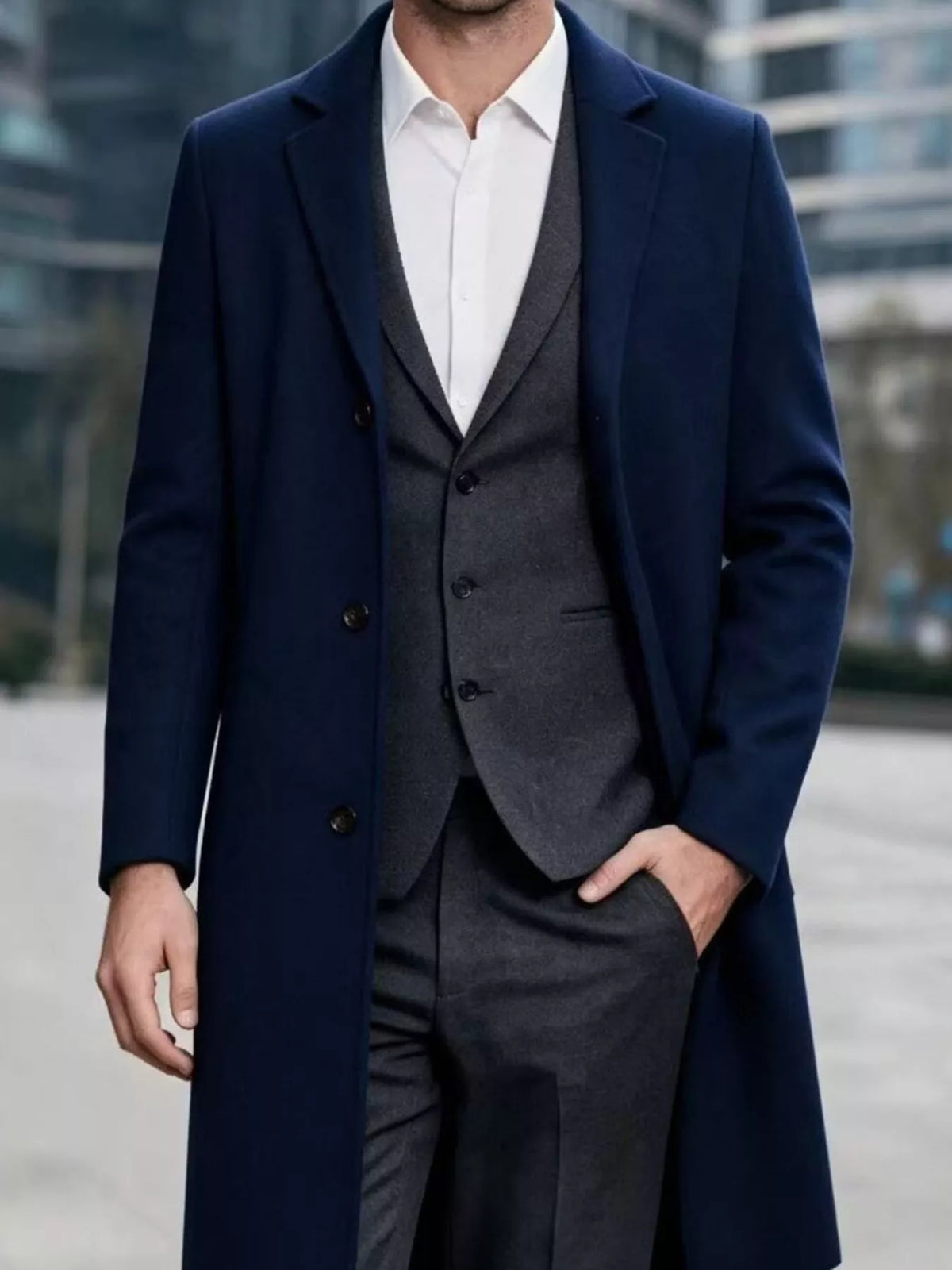 The Sterling Overcoat by Lane & Aston, product detail