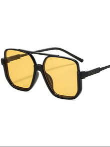 The Nova Oversized Square Sunglasses by Lane & Aston, side view