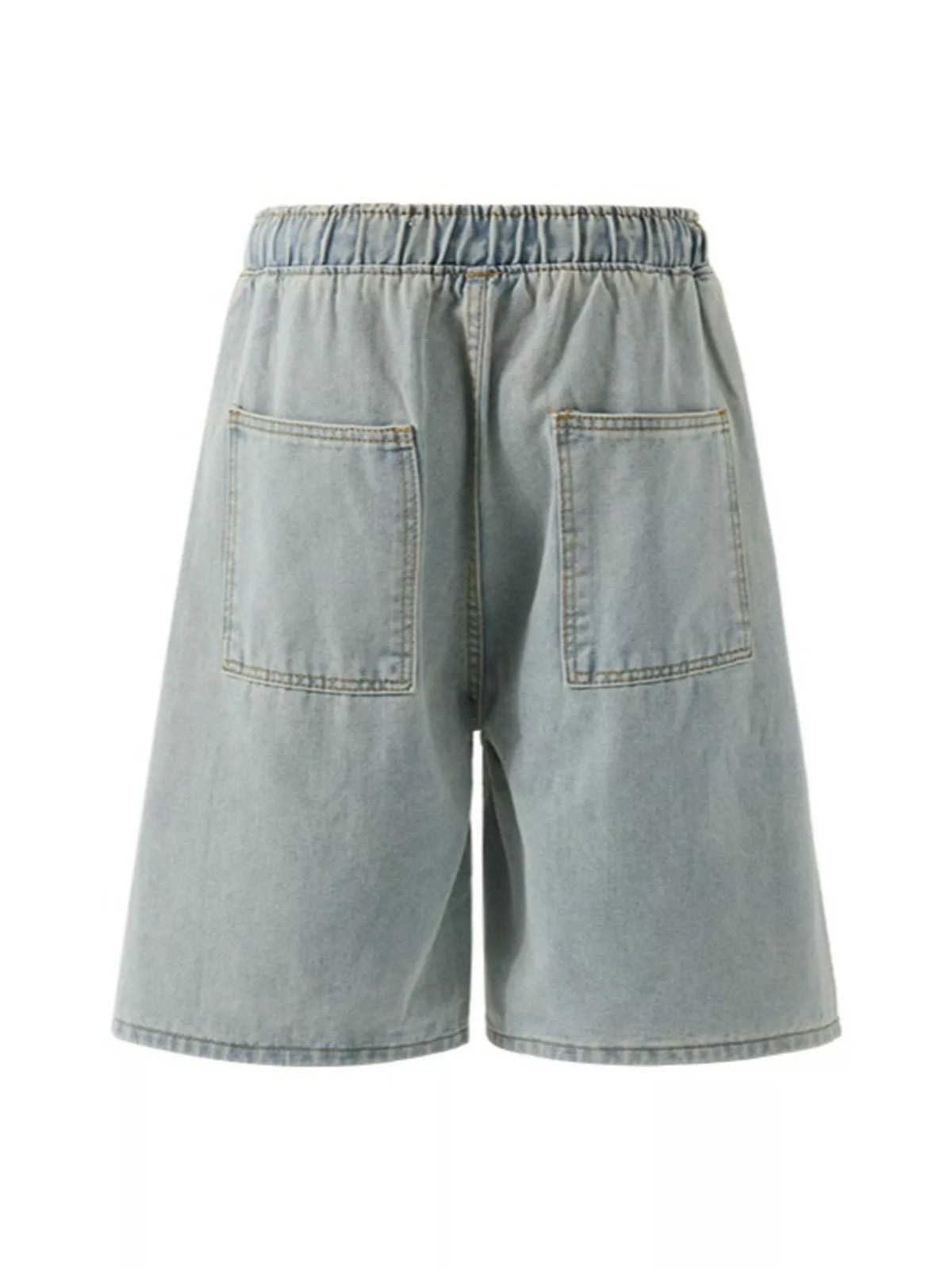 The Mercer Denim Short by Lane & Aston, close-up