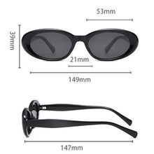 The Solene Oval Sunglasses by Lane & Aston, view 6