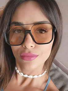 The Nova Oversized Square Sunglasses by Lane & Aston