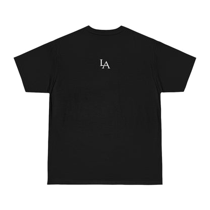Heritage Signal Tee by LANE & ASTON, back graphic