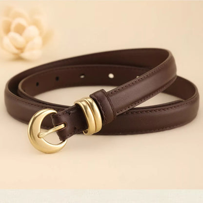 The Alden Buckle Belt by Lane & Aston, side view