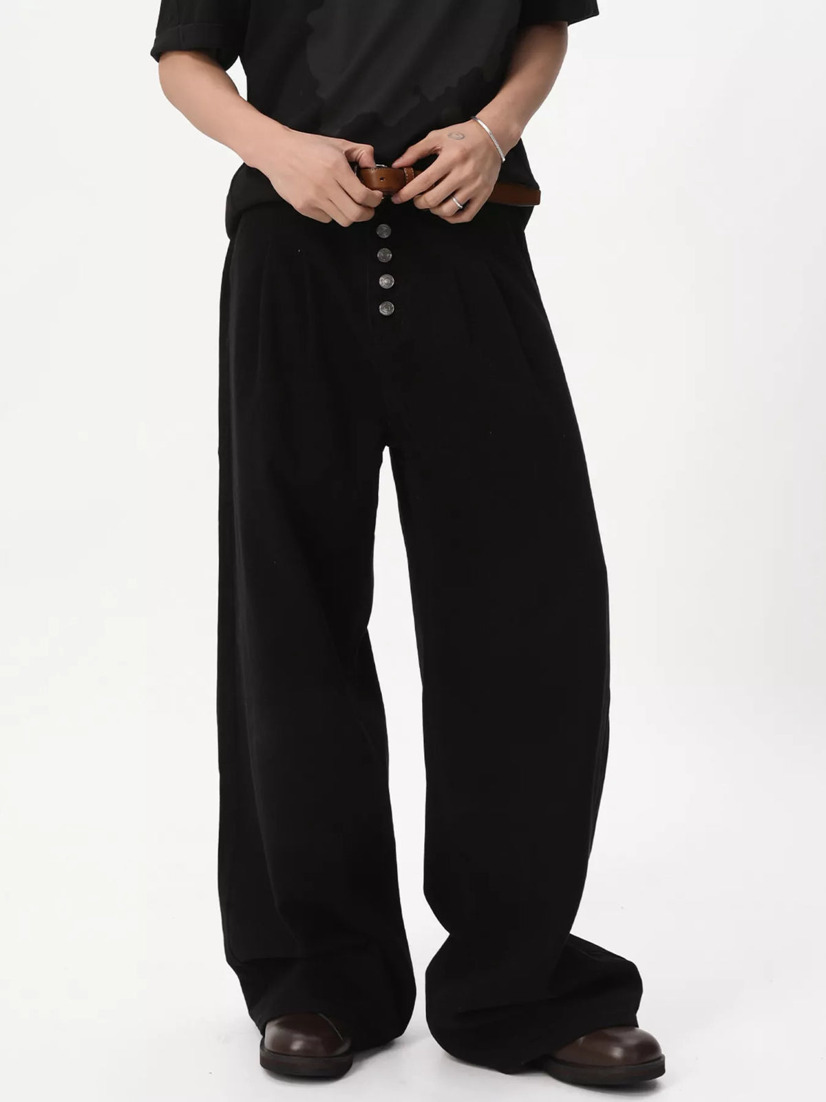 The Calder Jean by Lane & Aston, wide-leg denim