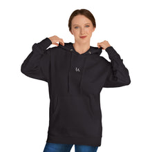 Nocturne Crest Hoodie by LANE & ASTON, styled view