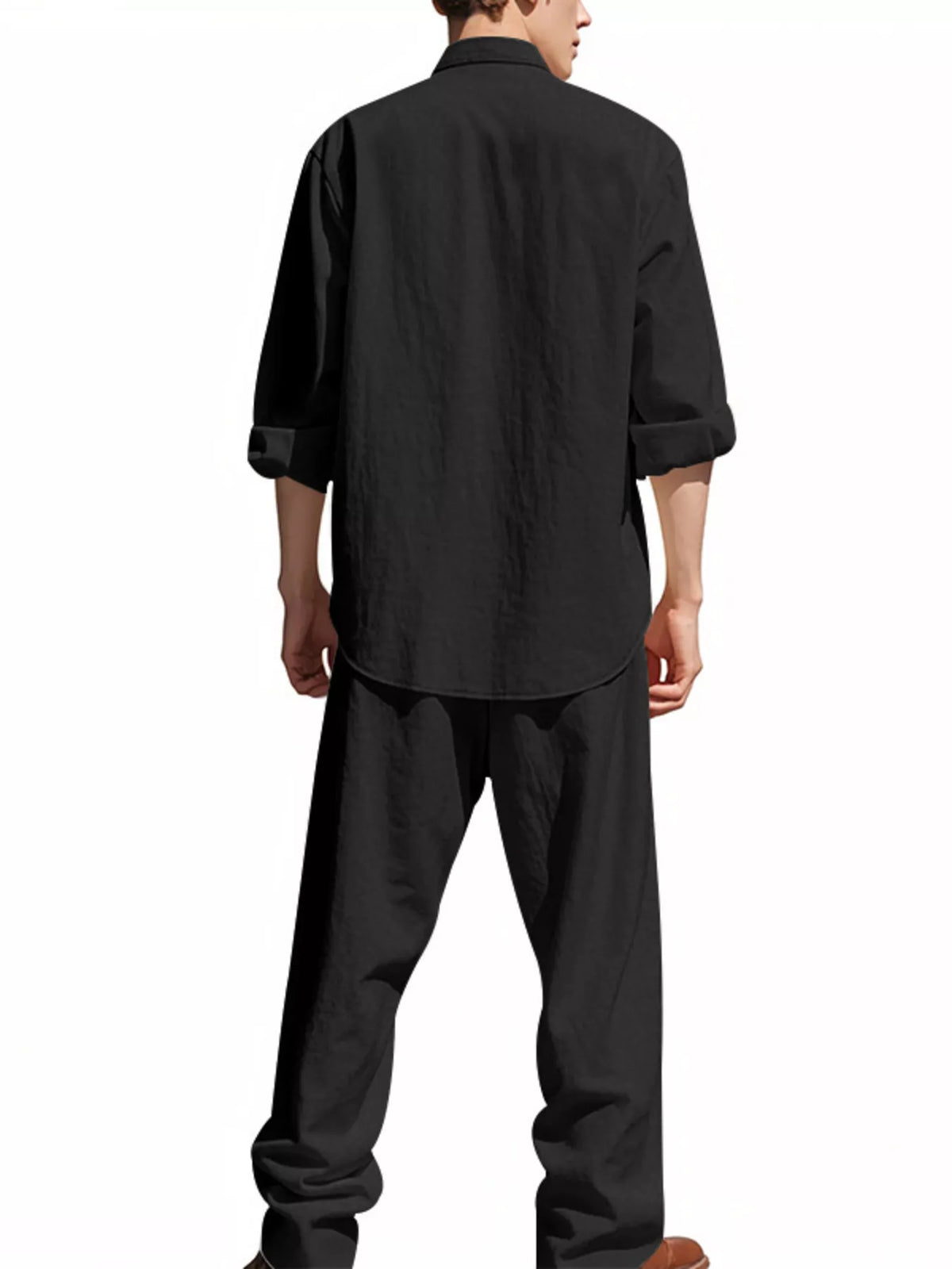 The Mercer Two-Piece Set by Lane & Aston, side view