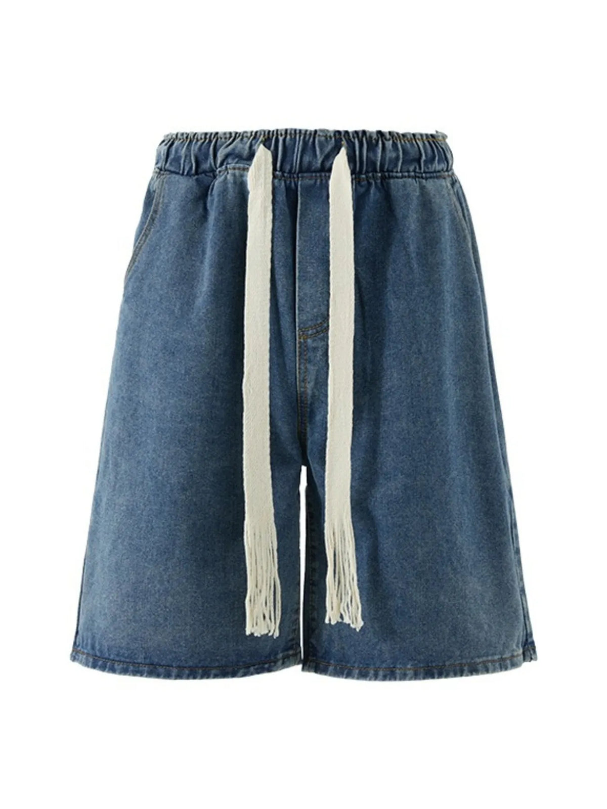 The Mercer Denim Short by Lane & Aston, side view
