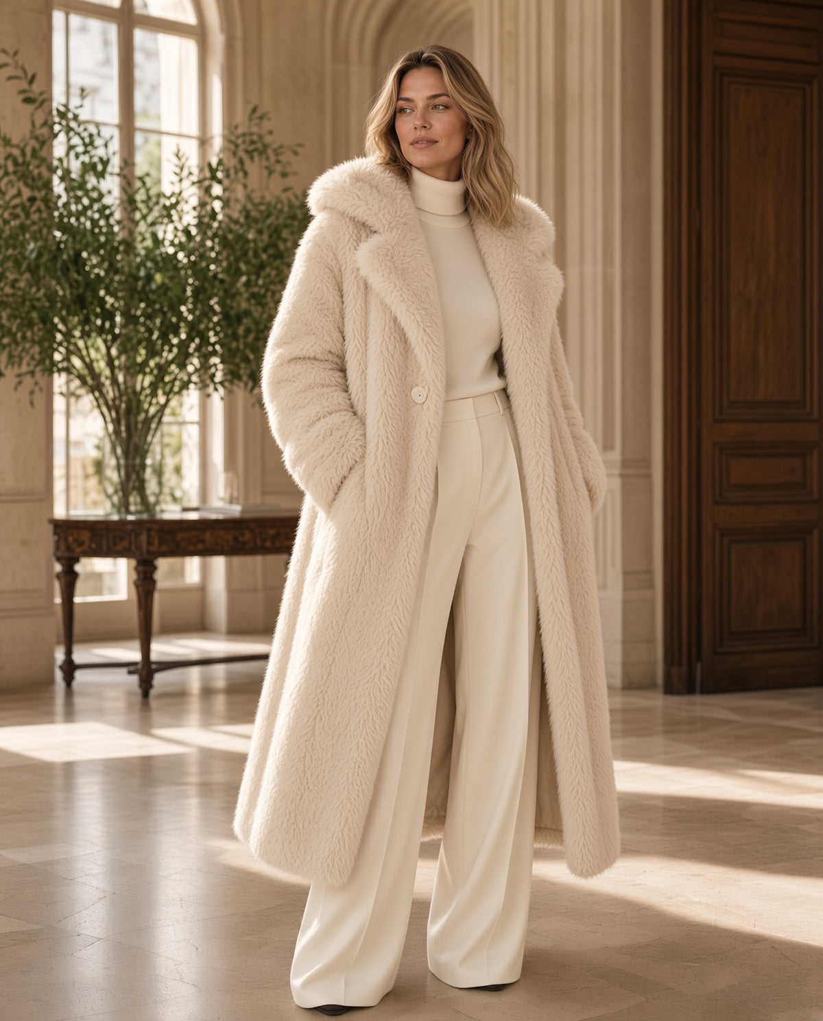 The Céleste Teddy Coat