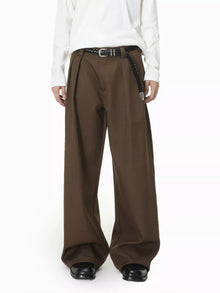 The Mercer Pleated Trouser by Lane & Aston, view 6