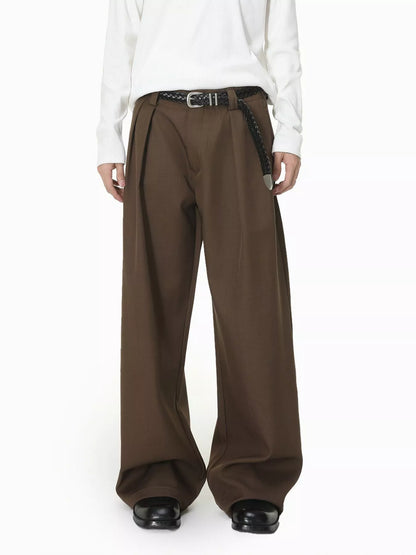 The Mercer Pleated Trouser by Lane & Aston, view 6