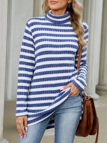 The Elodie Ribbed Turtleneck by Lane & Aston, view 11