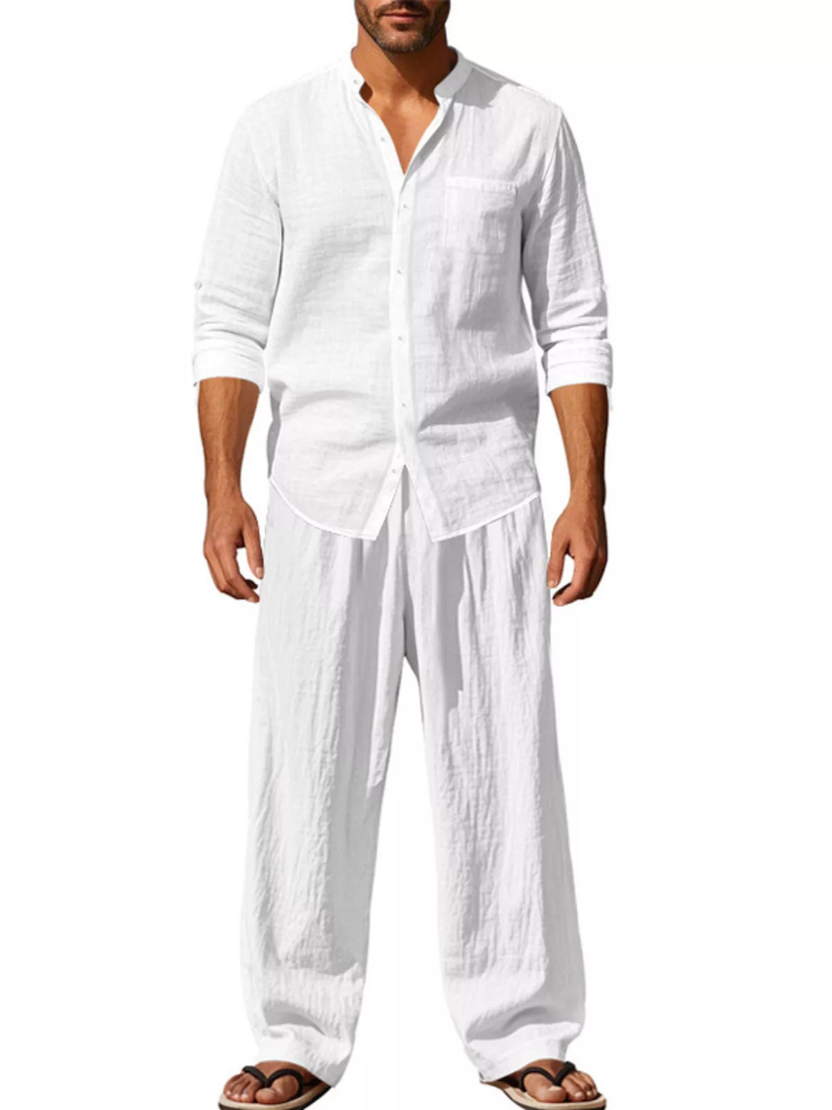 The Mercer Two-Piece Set by Lane & Aston, fabric detail