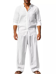 The Mercer Two-Piece Set by Lane & Aston, fabric detail