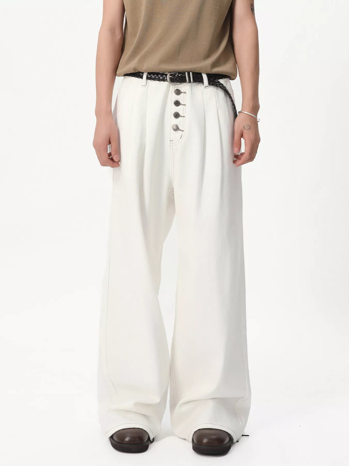 The Calder Jean by Lane & Aston, fabric detail