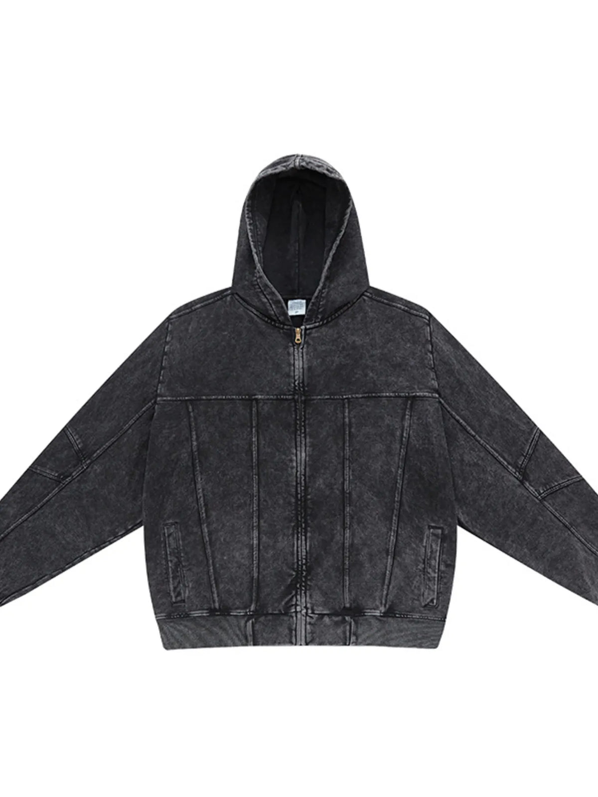 The Calder Zip Hoodie by Lane & Aston, alternate view
