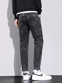 The Ashford Acid-Wash Jean by Lane & Aston, side view