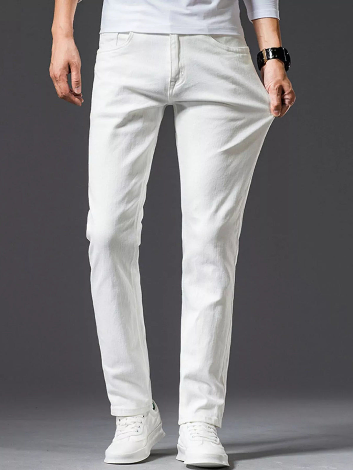 The Vale Jean by Lane & Aston, front view