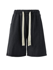 The Mercer Denim Short by Lane & Aston, front view