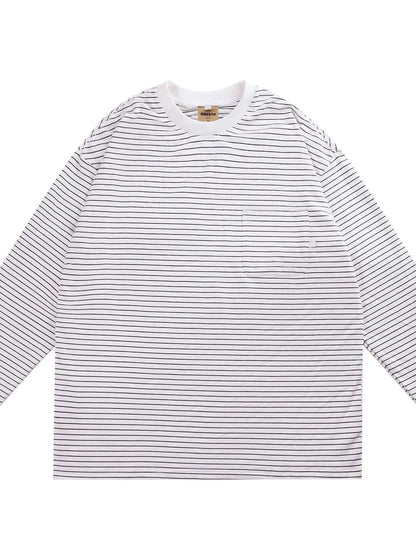The Ellis Striped Long-Sleeve by Lane & Aston, alternate view