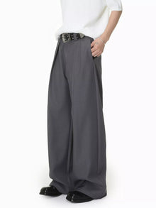 The Mercer Pleated Trouser by Lane & Aston, view 12