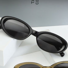 The Solene Oval Sunglasses by Lane & Aston, side view