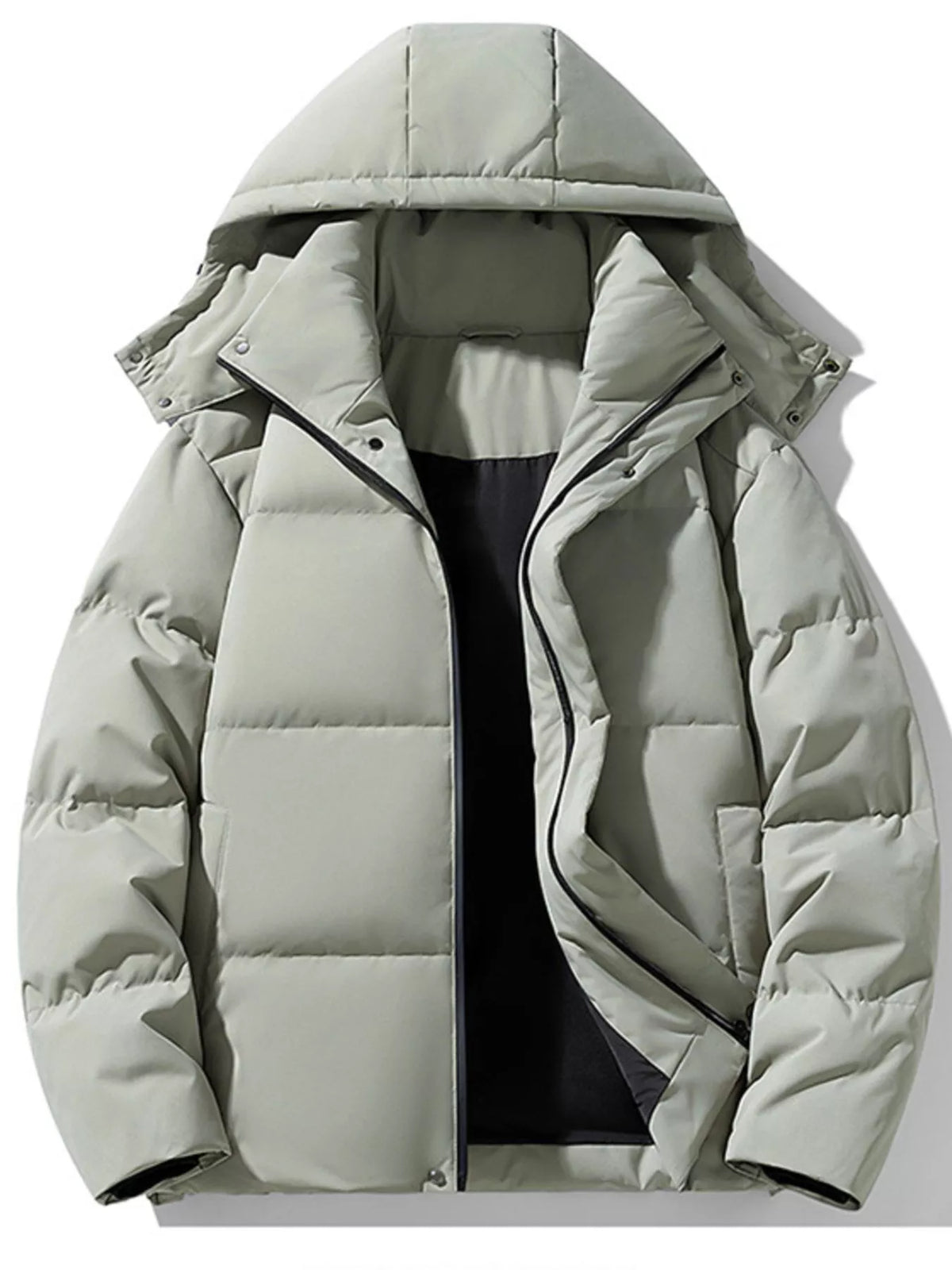 The Everett Winter Coat by Lane & Aston, front view