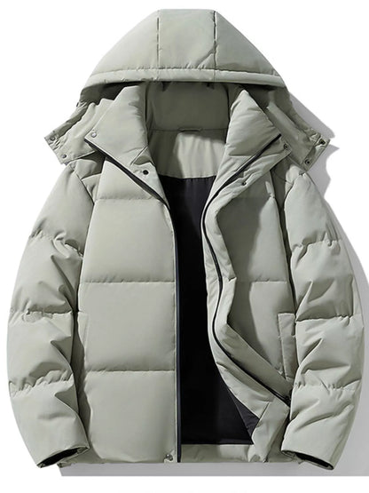 The Everett Winter Coat by Lane & Aston, front view