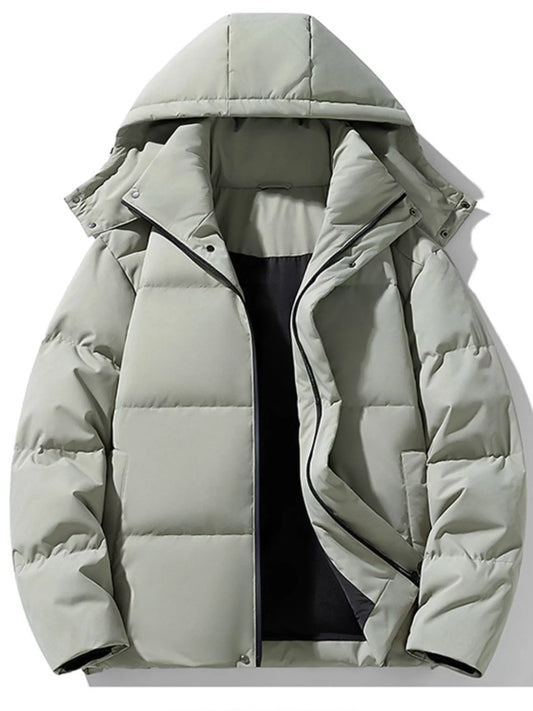 The Everett Winter Coat by Lane & Aston, front view