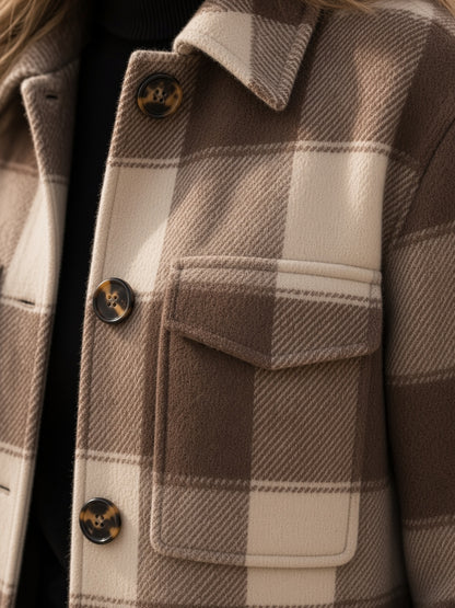 The Hartwell Plaid Coat by Lane & Aston, alternate view